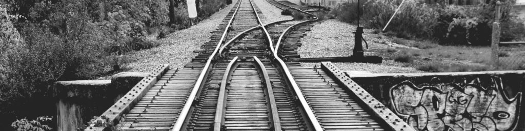 A railway track as a clear path to change and better agency times