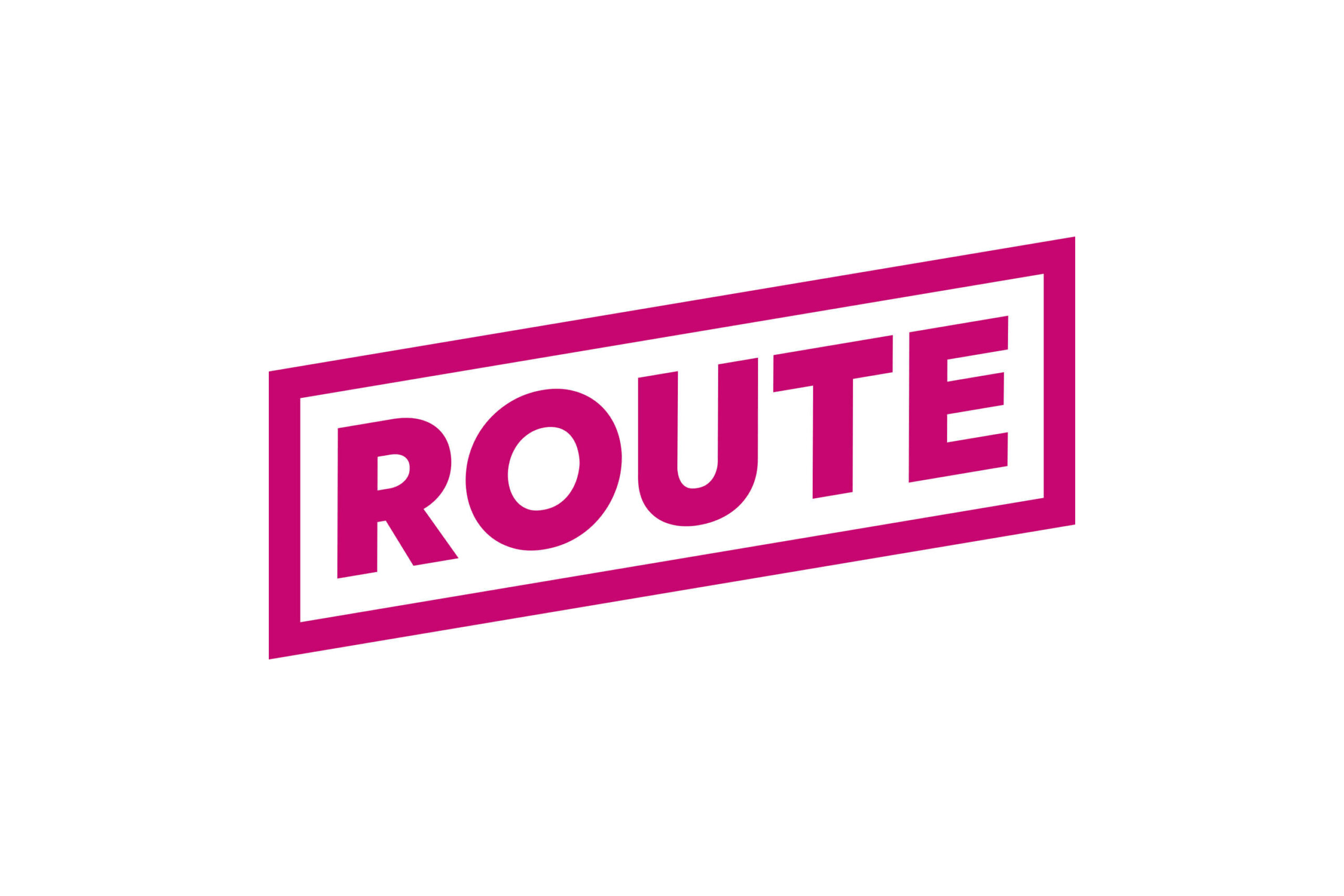 Route's future landscape intro logo